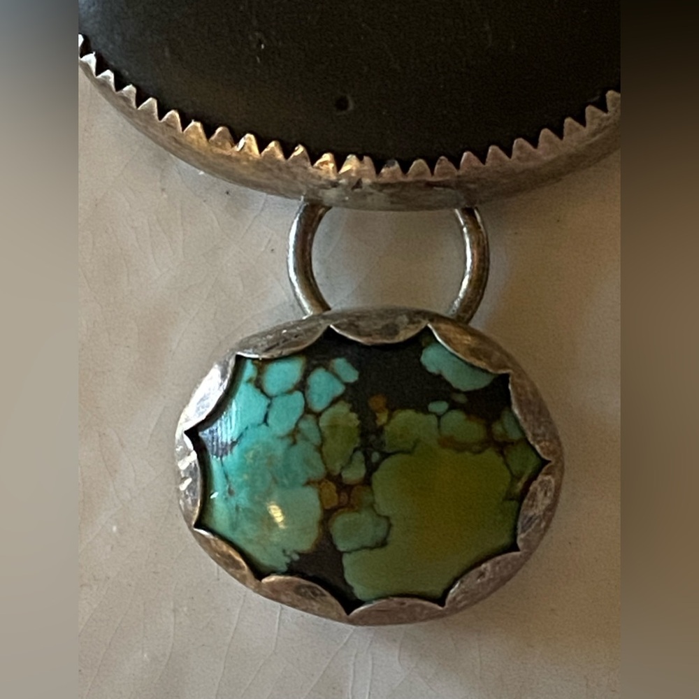 Fossil Stone & Turquoise Necklace - Picture 3 of 10
